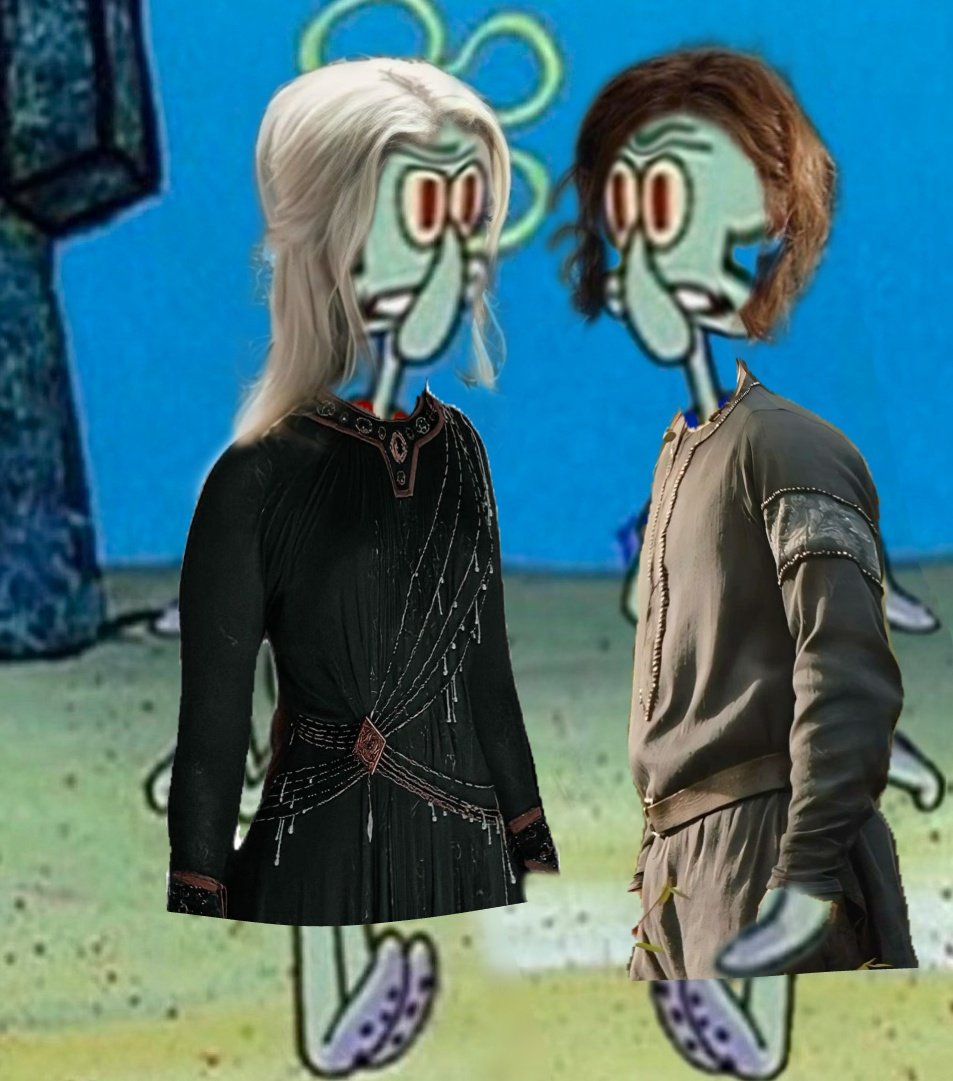 when you both are           VS when you  
looking for sauron          found sauron