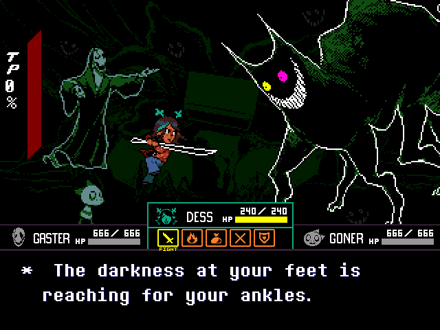 sharfabean's tweet image. friend fight mockup commission for @TheOne4ndBonely 
#DELTARUNE #utdr #pixelart