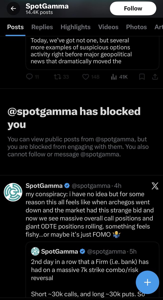 mudbuutt's tweet photo. These clowns consistently wrong about their “call wall” nonsense. Call them out and get blocked. paper skin! https://t.co/4RvwXa4yef