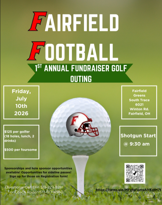 rodenjustin's tweet photo. ⛳️ 2026 FAIRFIELD FOOTBALL GOLF OUTING ⛳️
Sign-ups and Sponsorship opportunities are officially LIVE! Join us for a great day on the links supporting our student-athletes. @Fairfield_FB @IndiansBoosters
🗓 Friday, July 10
📍 South Trace Golf Course
🕘 9:30 AM Shotgun Start https://t.co/nuFBSlQ4zQ
