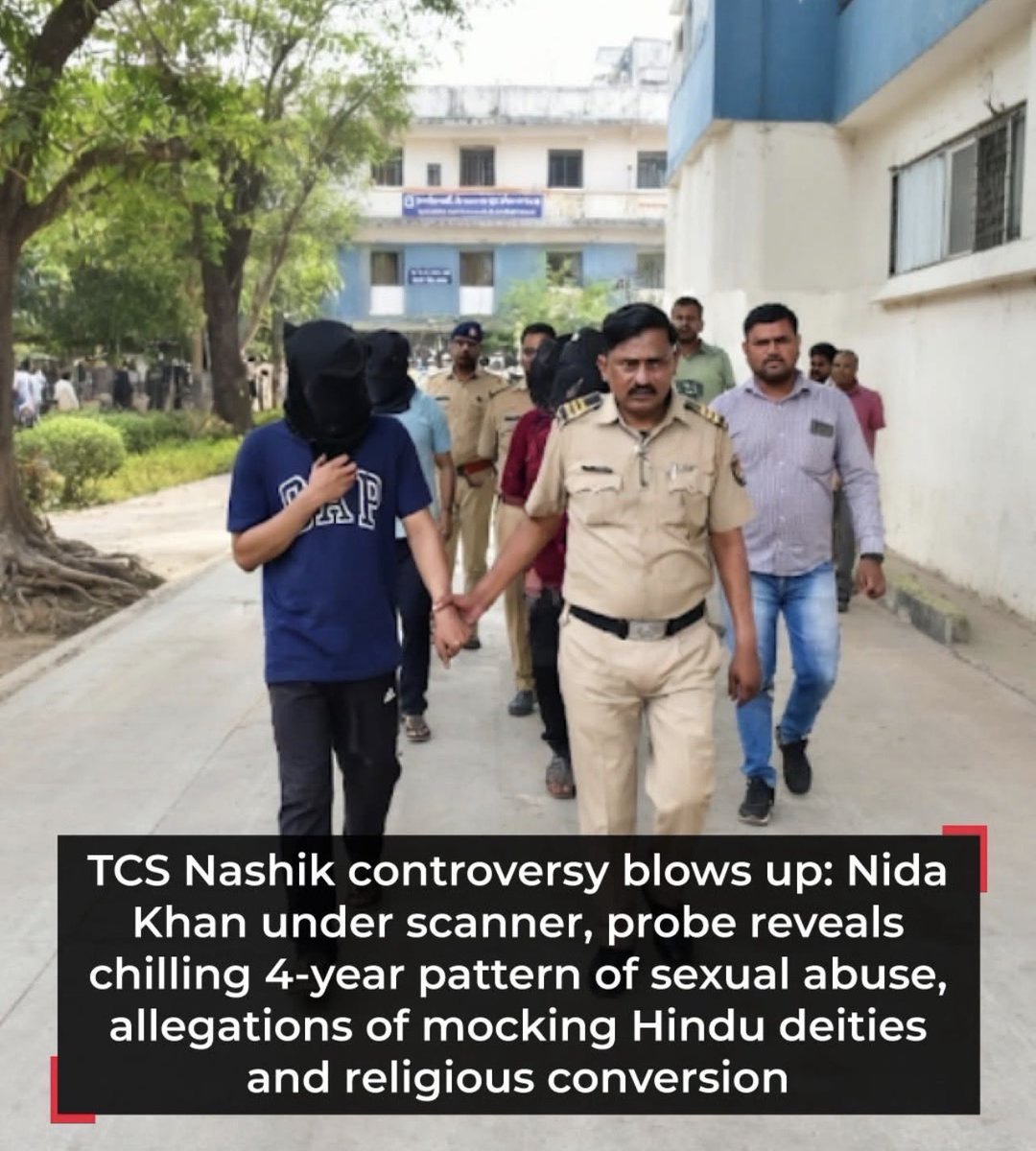 png60's tweet image. 🚨TCS Nashik controversy blows up.
Disturbing allegations surface. 🧑‍⚖️🕯️

TCS Nashik case expands as Nida Khan faces scrutiny over a 4-year pattern of sexual abuse, alleged religious conversion, coercion &amp;amp; misconduct. 🔍 🧾

#TCS #Workplace #Crime #Justice

tinyl.co/4WKG