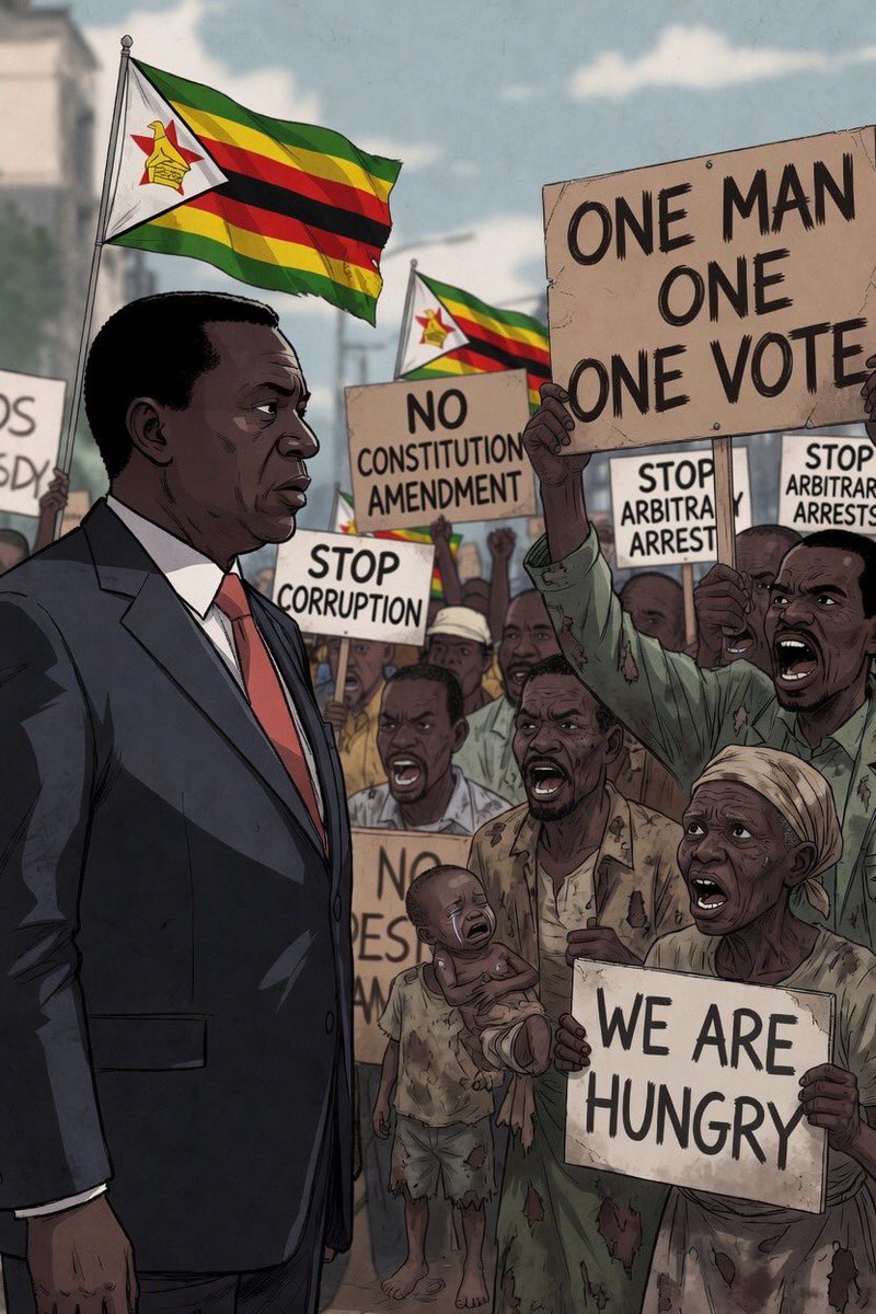 MilMillaz's tweet image. All roads lead to Zimbabwe House this Independence Day 🇿🇼

#Demo

Together we stand against the Constitutional Amendment Bill. We will not be silenced.

46 years of ZANU PF oppression is enough, Mnangagwa must go. ✊🏾

📍 Zimbabwe House, London
🗓 18/04/2026
⏰ 12PM
