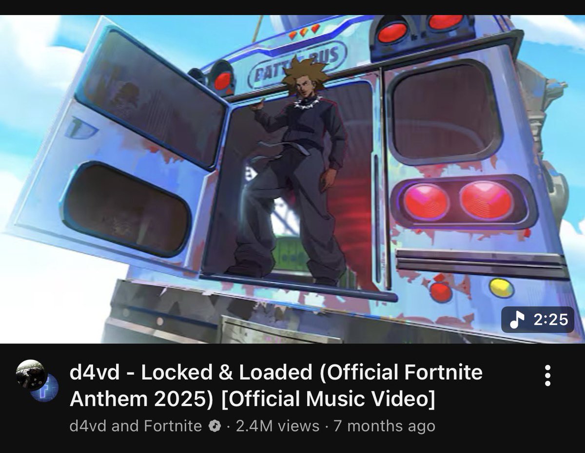 it’s high time that fortnite remove this video off of their platforms &amp; any d4vd related cosmetics from the game

they have undeniable evidence that he brutally murdered a teenage girl who he also groomed beforehand

he is a despicable and revolting person