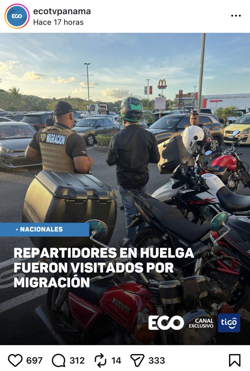 A las oficinas de PedidosYa no se presentan a joder ni los multan a ellos por tener trabajadores sin permiso de trabajo; donde ven huelga es que van y acosan a los trabajadores. Que no se note qué intereses defienden.