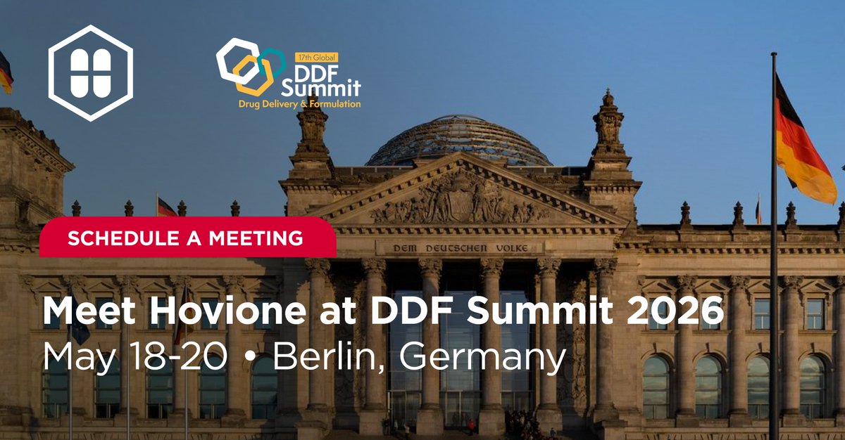 HovioneGroup's tweet image. Join us at the Global #DDFSummit from May 18-20 in Berlin! Don’t miss the chance to speak with our experts and learn how we help customers with #drugdevelopment challenges. Schedule a meeting hovione.com/contact-us #drugformulation #drugdelivery #spraydrying #solubility #cdmo