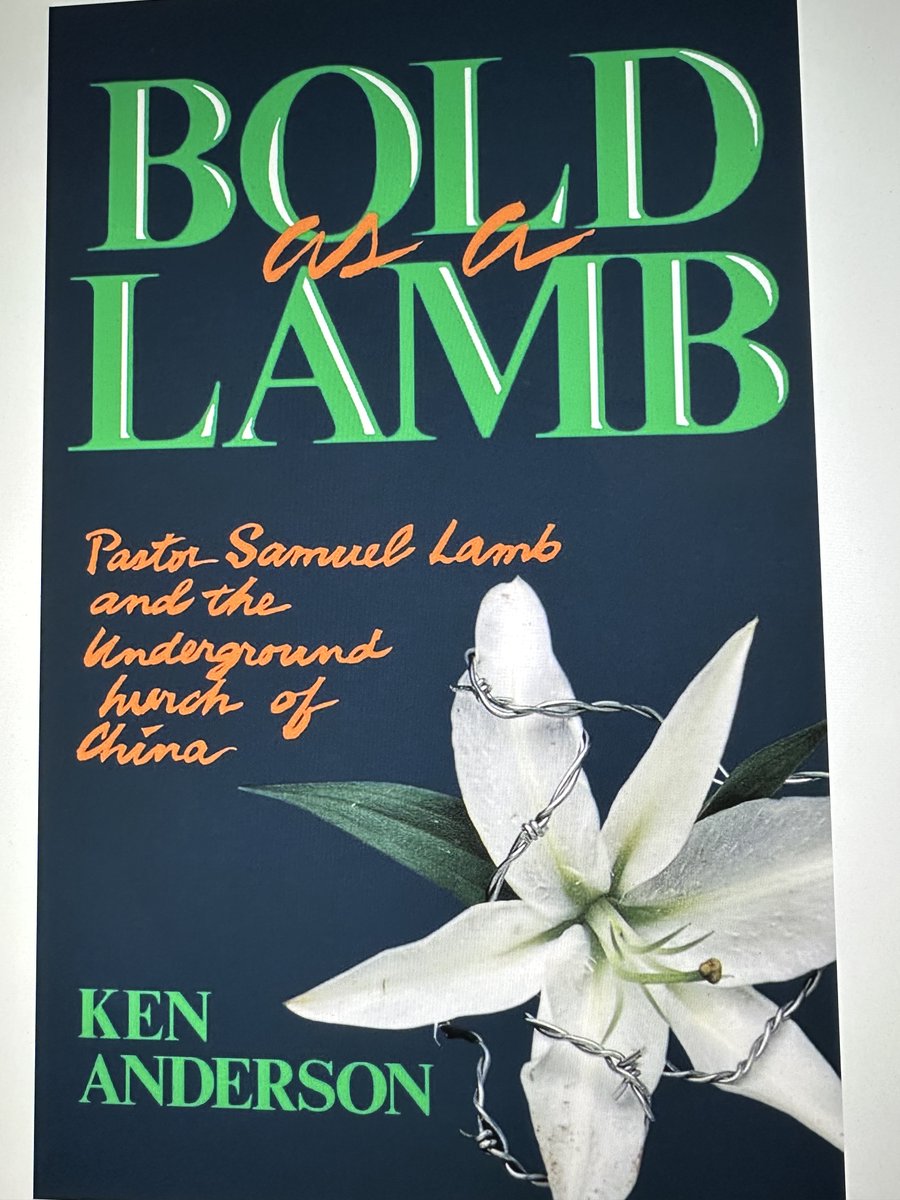 Bold as a Lamb: Pastor Samuel Lamb and the Underground Church of China by Ken Anderson is a powerful and inspiring biography that deserves a place on any bookshelf, for anyone interested in global missions, persecution, and unwavering faith.
amazon.com/dp/0310532213