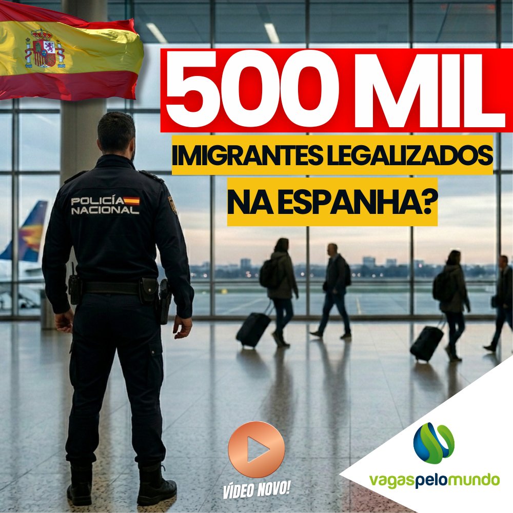 VÍDEO! Porteira aberta na Espanha? Regularização de 500 mil imigrantes na contramão da Europa. Entenda: 

youtu.be/RVyW8XDCE98?si…

#Espanha #VídeoNovo #ImigrantesNaEuropa #Europa #Regularização