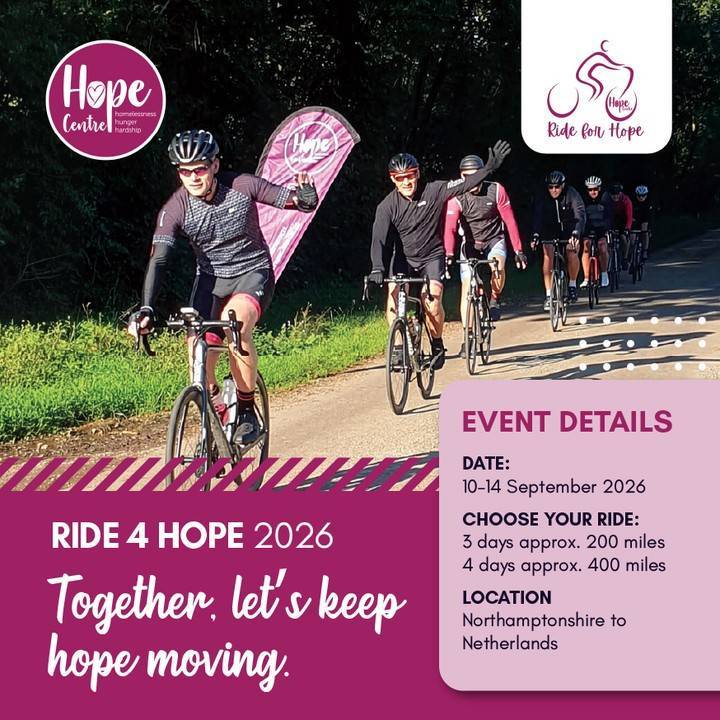 nptonhopecentre's tweet photo. Looking for a challenge in the Autumn 2026, why not come and join our Ride for Hope to the Netherlands.
Please visit our website https://t.co/MYRuyg0WJ1 to get more details or just follow the QR code to sign up
#RideForHope #CyclingChallenge #HopeCentre https://t.co/tdo3mGXsP4