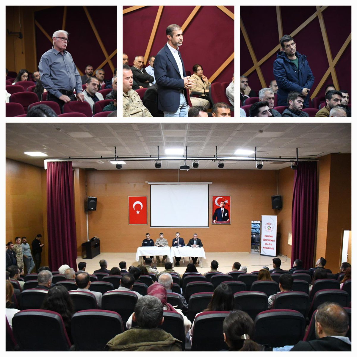 mazidagimem's tweet photo. Kaymakamımız Ömer Tuğrul KUNDAKÇI Başkanlığında, İlçe Jandarma Komutanı Üsteğmen Ümit BALCI, İlçe Emniyet Amiri Samet DOĞAN, İlçe Milli Eğitim Müdürümüz Mehmet Şah AYDINER ve Okul Müdürlerimizin katılımıyla “Okul Güvenliği ve Koordinasyon Toplantısı” gerçekleştirildi.

@tcmeb 
@Yusuf__Tekin
@Mardin_Valiligi
@cftcblnt
@mazidagkaymakam 
@ali_eyyupkoca 
@aydiner_sah
