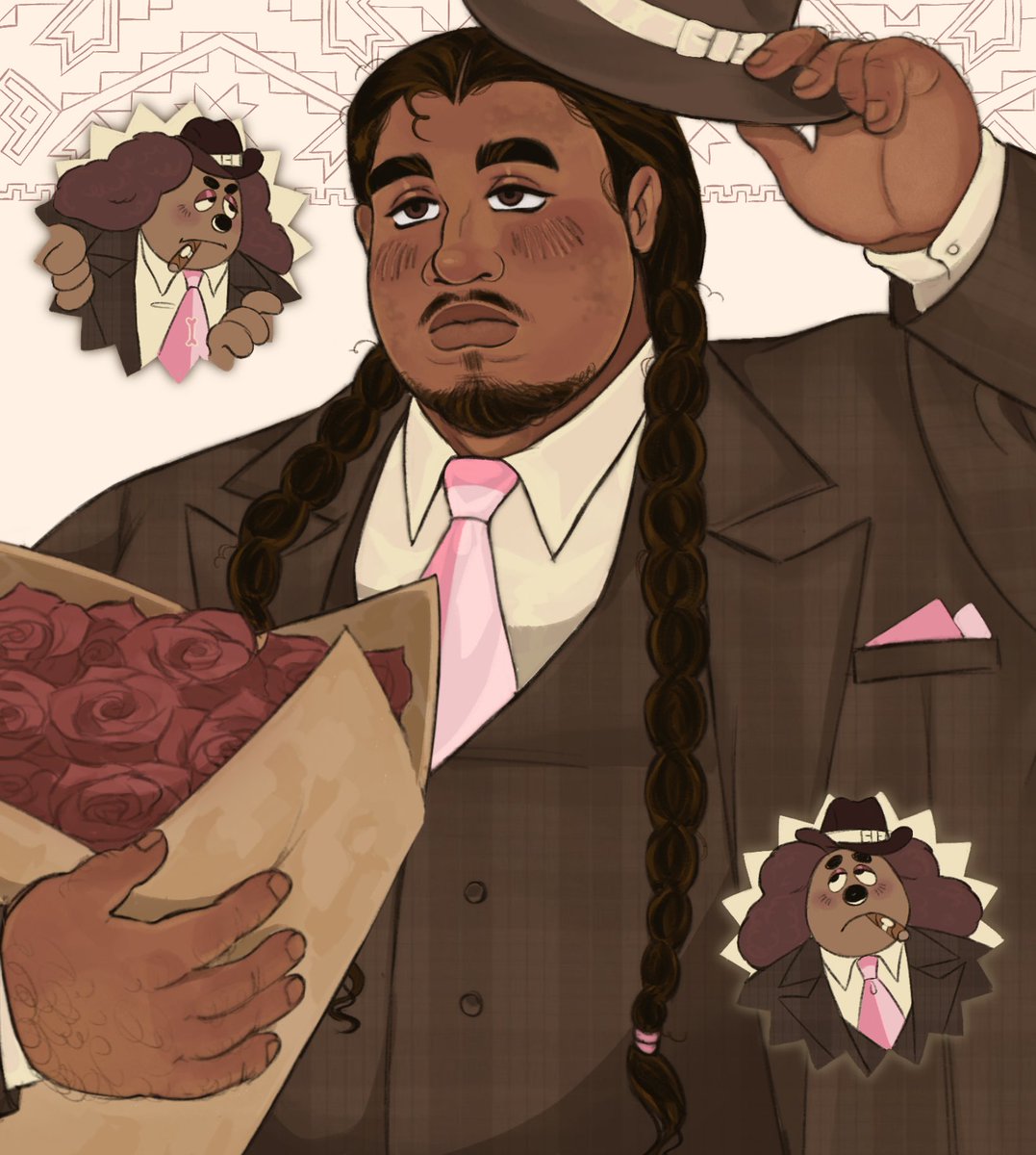 maxiezaz's tweet image. This is the full piece I’m not sure how well this will do here tho ||
#welcomehome #whtwt #oc #nativeoc #illustration