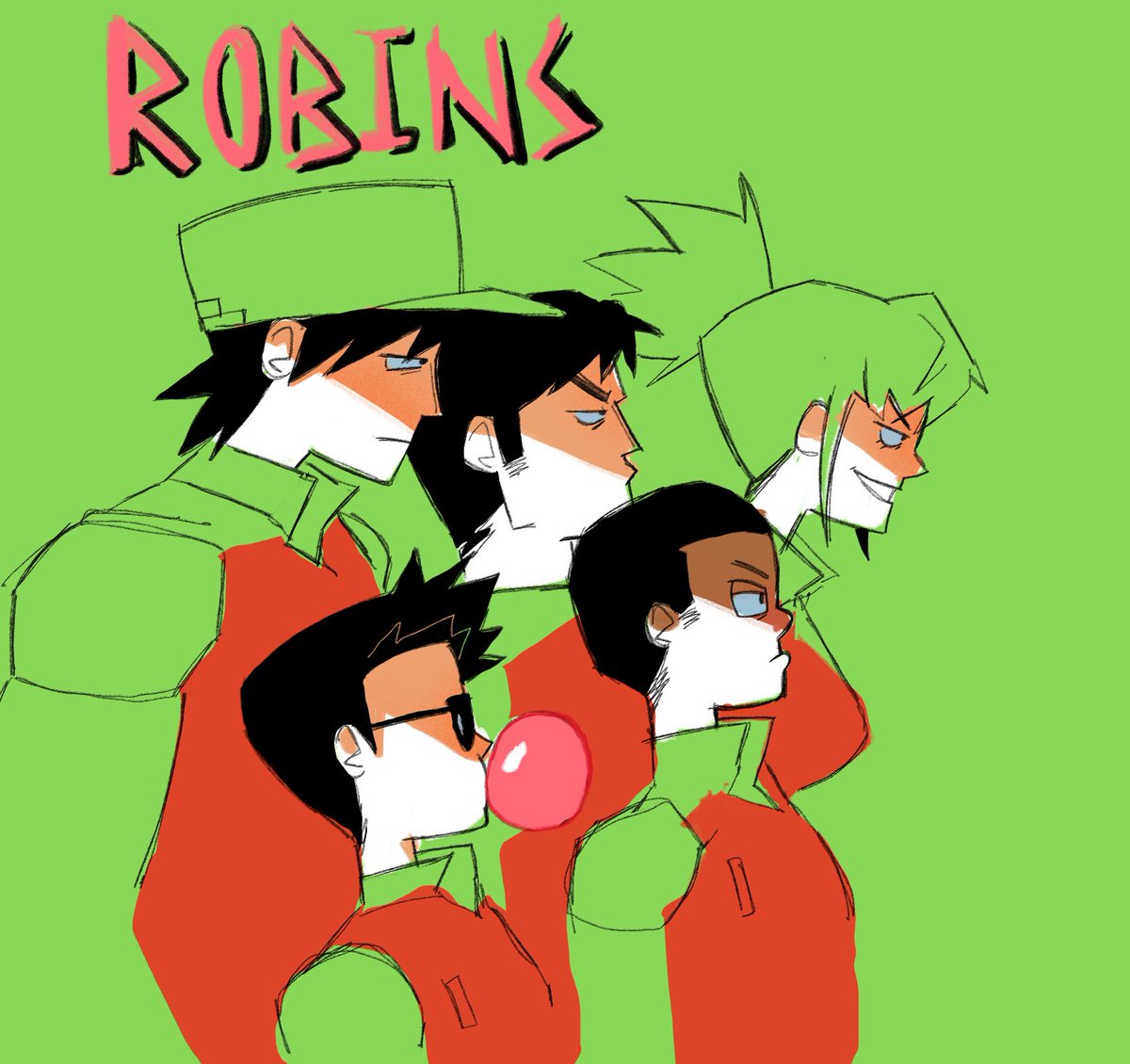 tocartss's tweet image. absolute robins #absolutebatman #batman #batfam #robin