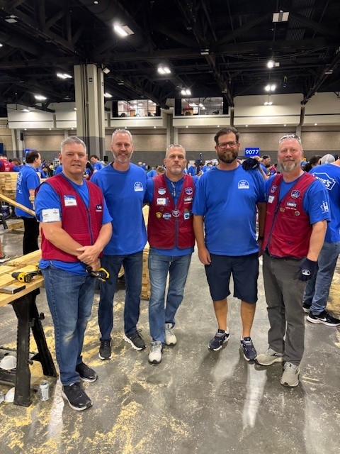 DuraventGroup's tweet photo. Members of the Duravent Group Sales Team recently volunteered alongside thousands of other volunteers at the @Lowes 24-Hour Bed Build, helping build 10,000 beds for children in need. We’re proud to support initiatives that make a meaningful impact! #HowLowesHelps https://t.co/FqKRtHKsAT