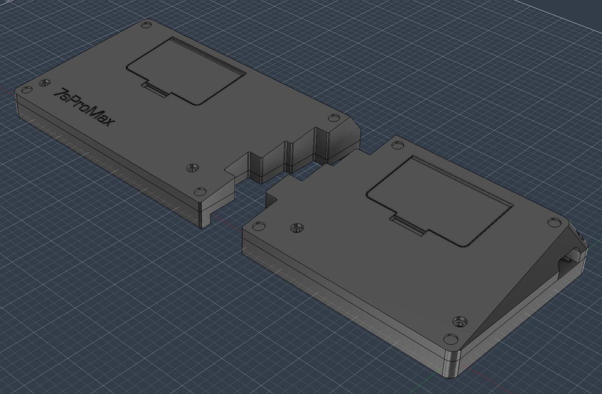 7sProMaxの3Dプリントケースバージョンです。
作ったは良いものの、これ需要あるんでしょうかね。