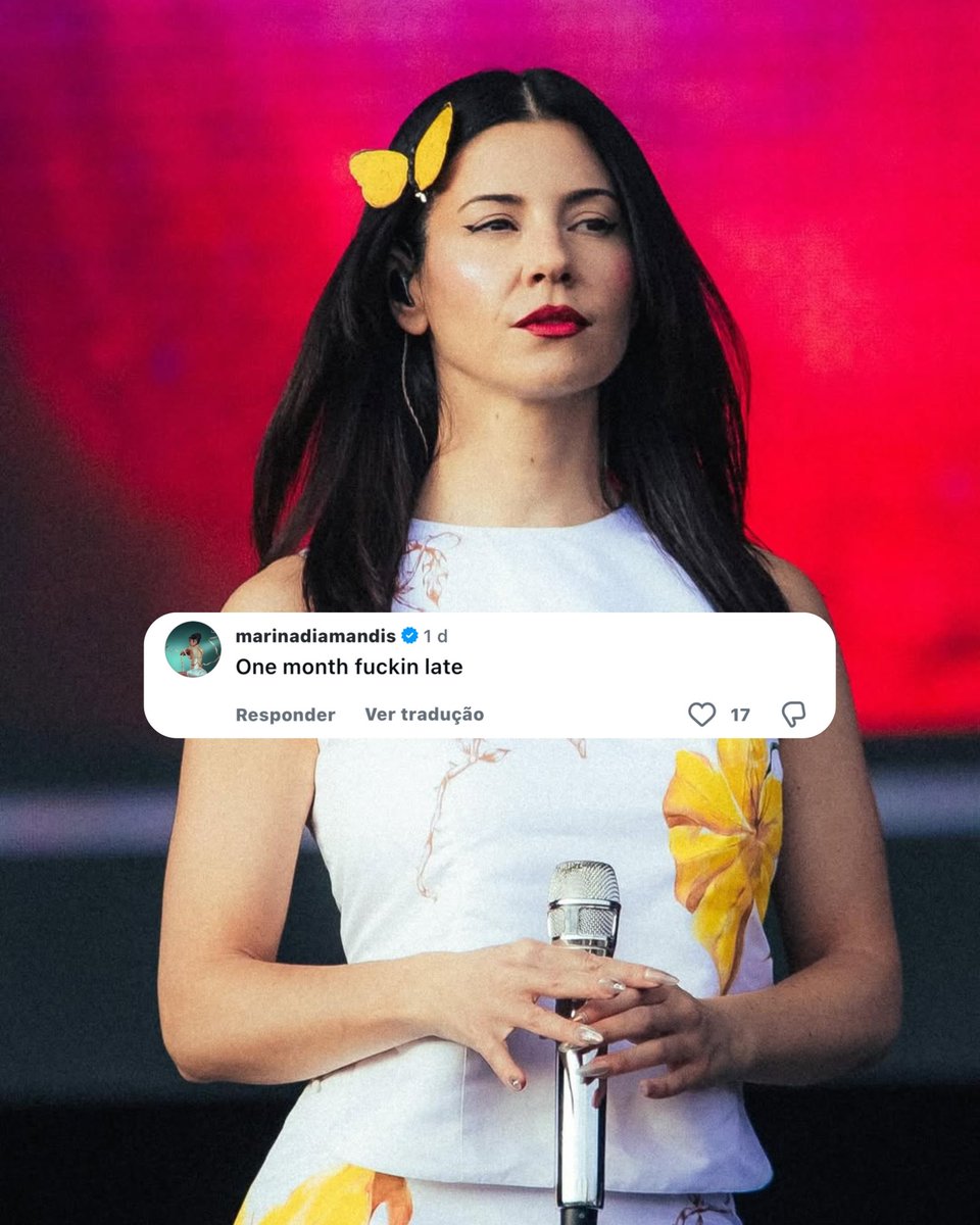 acervodiamandis's tweet photo. 👀 MARINA comentou em uma publicação no Instagram que falava sobre a retratação do jogador Jorginho pelo episódio de sua filha com a cantora Chappell Roan durante sua passagem pelo Brasil:

“Um mês atrasado porra” https://t.co/gFP5VLSEql