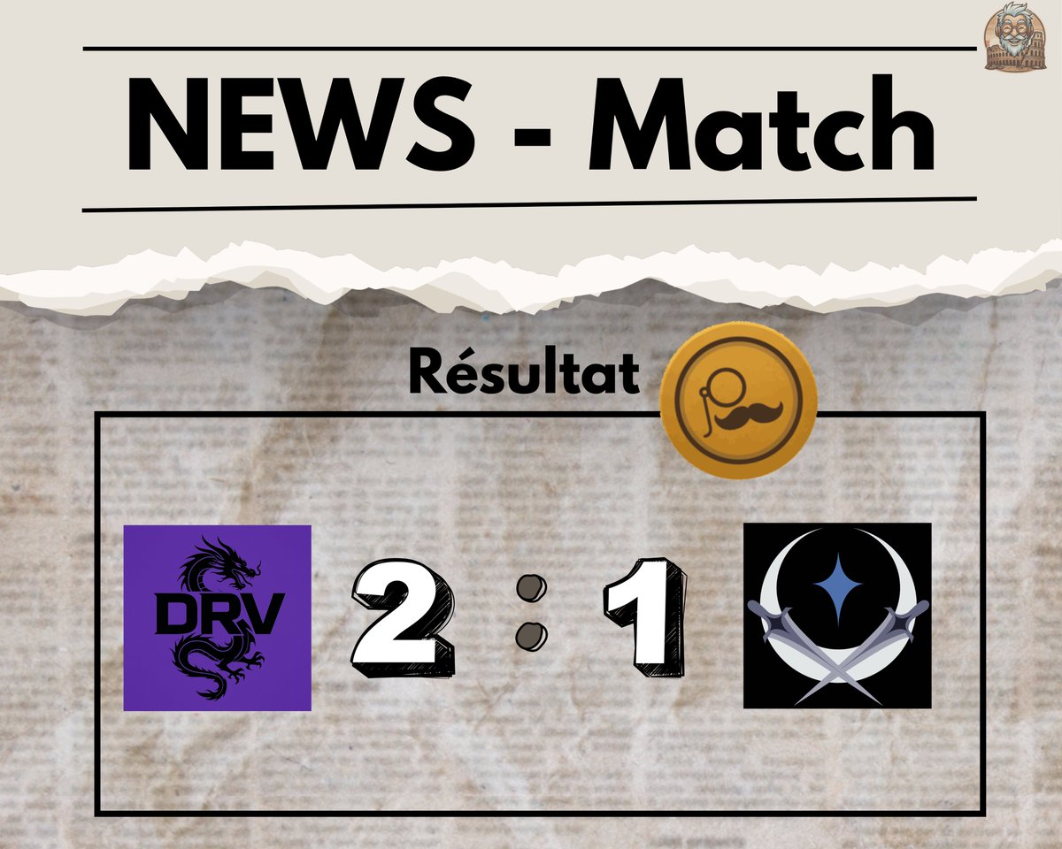 PapyChallenges's tweet image. Result Match

@DravaEsport s'est imposé dans ce BO3 face à @LunaeNexus !

Un match sous haute tension à retrouver sur Twitch et bientôt en rediff sur YouTube
twitch.tv/papychallenges
youtube.com/@PapysChalleng…

#youtube #twitch #cast #game