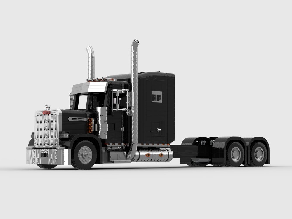 Rebrickable's tweet image. Peterbilt-379 Long size by LingKong reb.li/m/259204?spot=… #lego #rebrickable #legomoc
