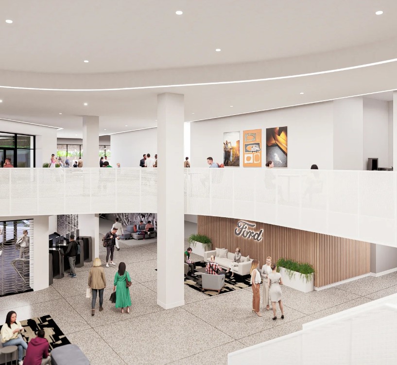 ktatalentscout's tweet image. Exciting times ahead! 🚀 The Ford Product Development Center is getting a total makeover to become World Headquarters South! 🌟 New spaces for innovation, collaboration, and even a fitness center! 💪 Check it out: spr.ly/6014B6f28w 

#WeAreFord #OfficeGoals #FordCareers