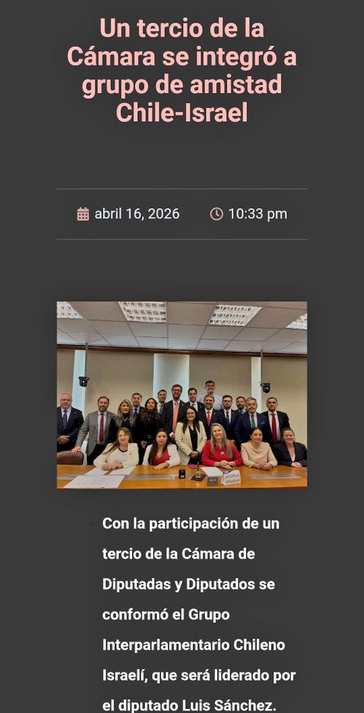 IanPliscoff's tweet photo. Se ha conformado el Grupo Interparlamentario Chile-Israel con la participación de un tercio de la Cámara, reflejando la importancia de esta cooperación para ambos países. Un gran logro para Occidente 🤝 https://t.co/tzedZqgWUi