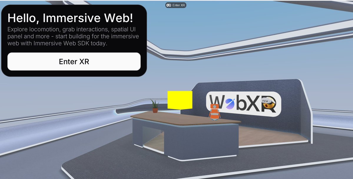 SkarredGhost's tweet image. I installed all the tools, created the project, configured the project, wrote custom prompts, spawned AI agents that made endless calls to MCP tools... and finally, after 30 minutes of work, I have A YELLOW CUBE IN WEBXR. This agentic workflow truly rocks...

#VirtualReality