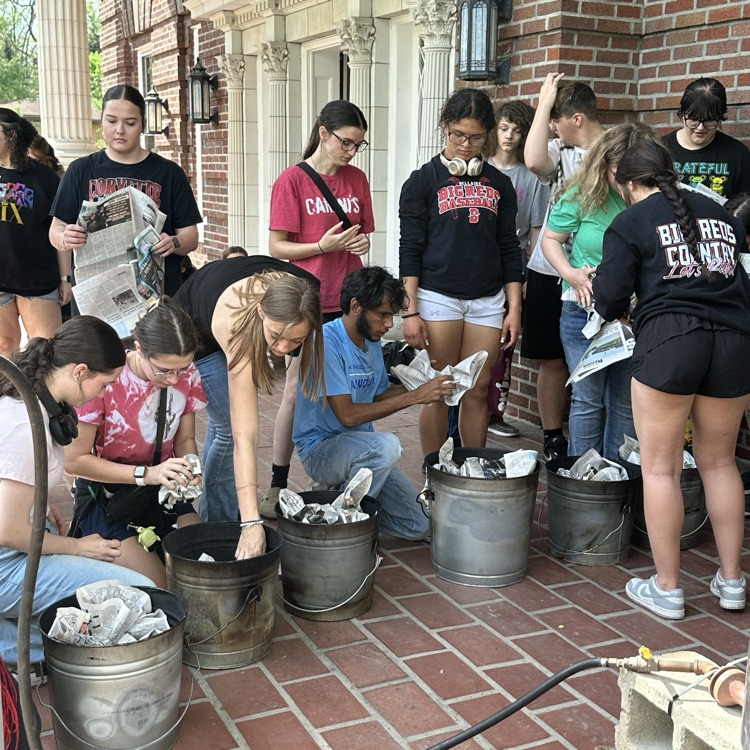 BHSBigReds's tweet image. 25 Clay students enjoyed a Raku firing at Stifel Fine Arts Center paid for by the NEA Foundation grant. What an exceptional experience! #letsgoreds #makinghopehappen #next100