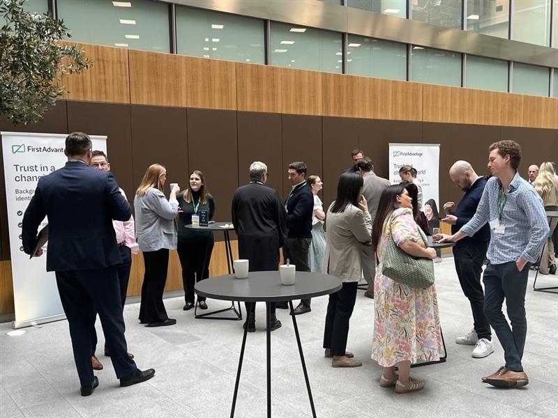firstadvantage's tweet image. HR leaders in #FinancialServices joined our team yesterday at the London Stock Exchange for another thought leadership and networking event. 🏛️