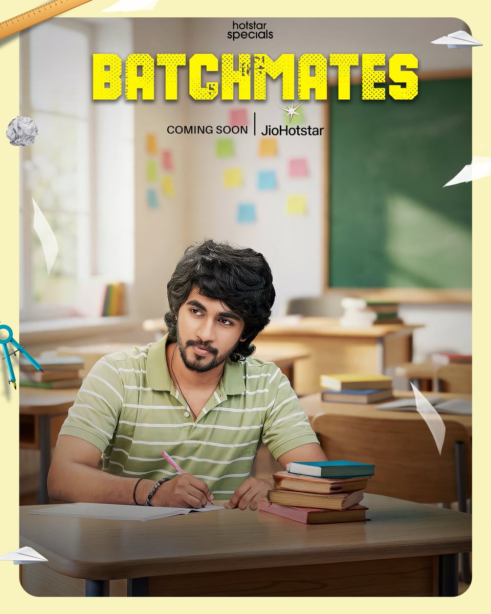 JioHotstarTel_'s tweet image. Meet our Batchmate No.1  Sid 📚

Cool face, calculated mind. 😉

Sid isn’t loud about it, but he’s always ahead of the game. 🎯

#Batchmates streaming from April 30th only on JioHotstar! 💫

#BatchmatesOnJioHotstar