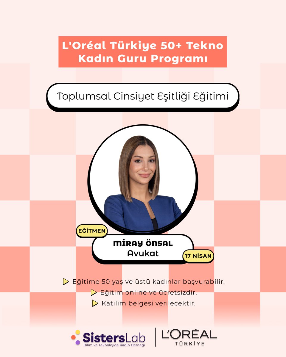 SistersLab - Bilim ve Teknolojide Kadın Derneği tweet media