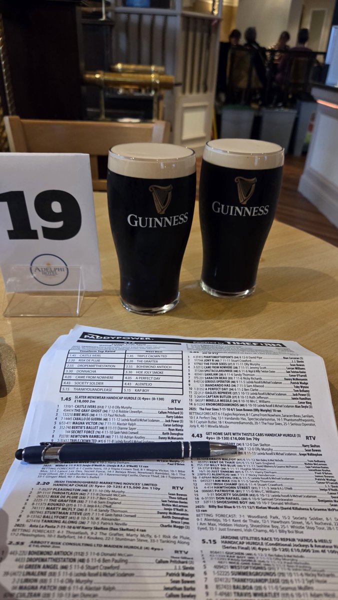 Must be after work Friday Adelphi time for drink
