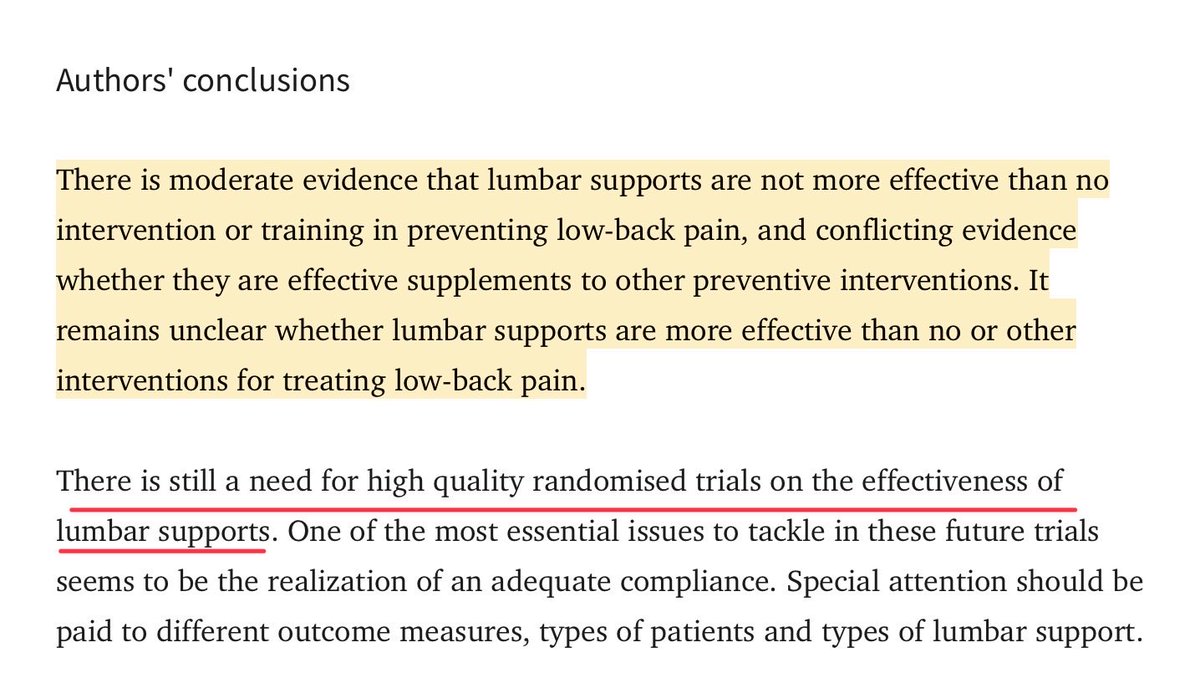 Lumbar supports for prevention and treatment of low back pain

pmc.ncbi.nlm.nih.gov/articles/PMC70….