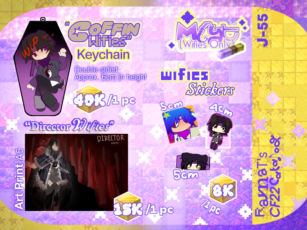 dawnpraynat's tweet photo. [RTs &amp; 🤍s are appreciated!]
Raynat's #CF22 Catalog is finally available! Let your heart be the leader to what you desire from my catalog 🤍Available for 2nd day only!
PO date: 17-20 April 19:00 WIB (PO link in thread) 
Fandoms: Persona 5, Class of 09, MCYT (Wifies) https://t.co/SuFxHNWYaI