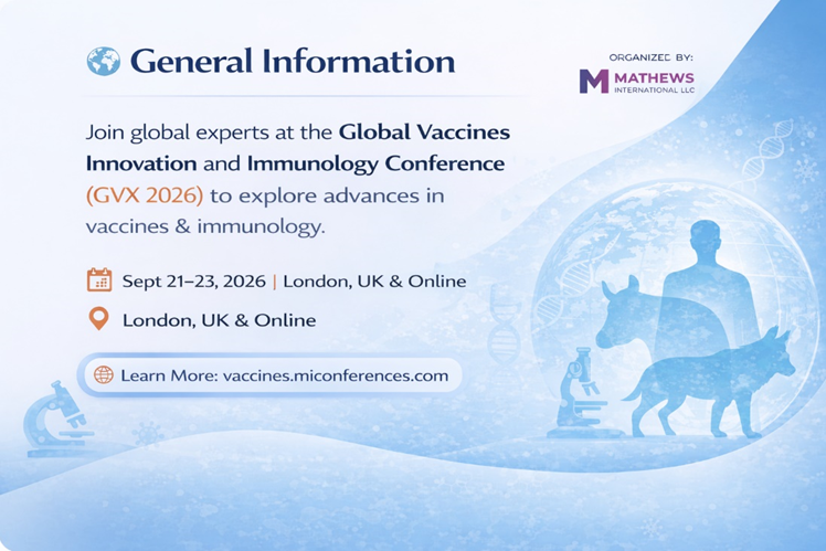 VaccineEvent's tweet image. 🌐 General Information – GVX 2026(@VaccineEvent)
Join global experts at the GVX Immunology-2026 to explore the latest in vaccine science &amp;amp; immunology.
📅 Sept 21–23, 2026 | London &amp;amp; Online
 🔗 vaccines.miconferences.com/about/general-…
 #GVX2026 #Vaccines #Immunology #GlobalHealth