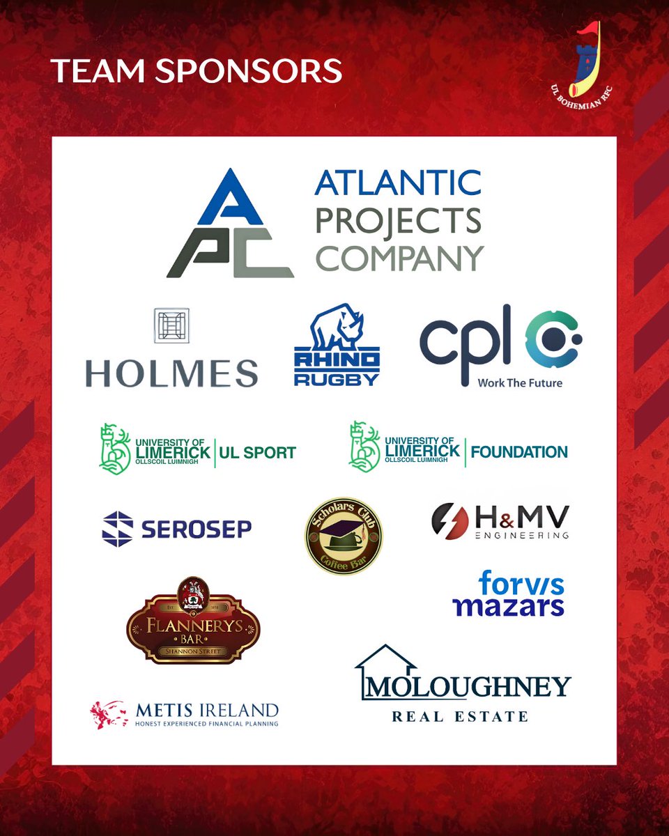 ulbohemianrfc's tweet image. Team Announcement!

It’s a big one tomorrow. Get down to UL North Campus and show your support! 💪🔴🔵

KO 2.30 pm  UL4G 🏉

#LetsDoThis