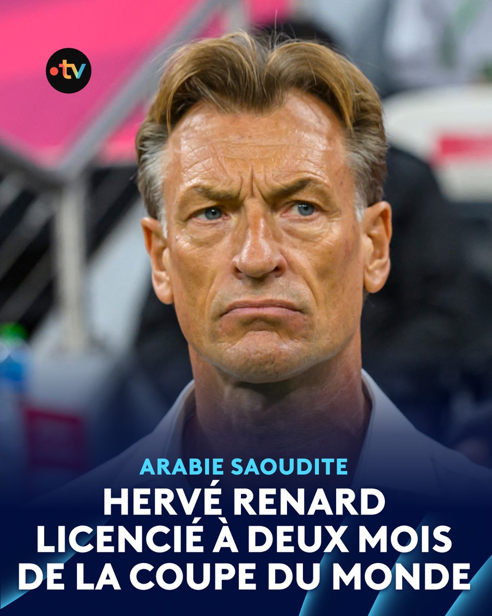 francetvsport's tweet image. #FIFACWC | ❌ Hervé Renard licencié par l’Arabie saoudite !

🇸🇦 À deux mois du début de la Coupe du monde 2026, le sélectionneur français a été démis de ses fonctions par l’Arabie saoudite.

🗣️ "C’est le football... L'Arabie saoudite s'est qualifiée sept fois à la Coupe du monde,