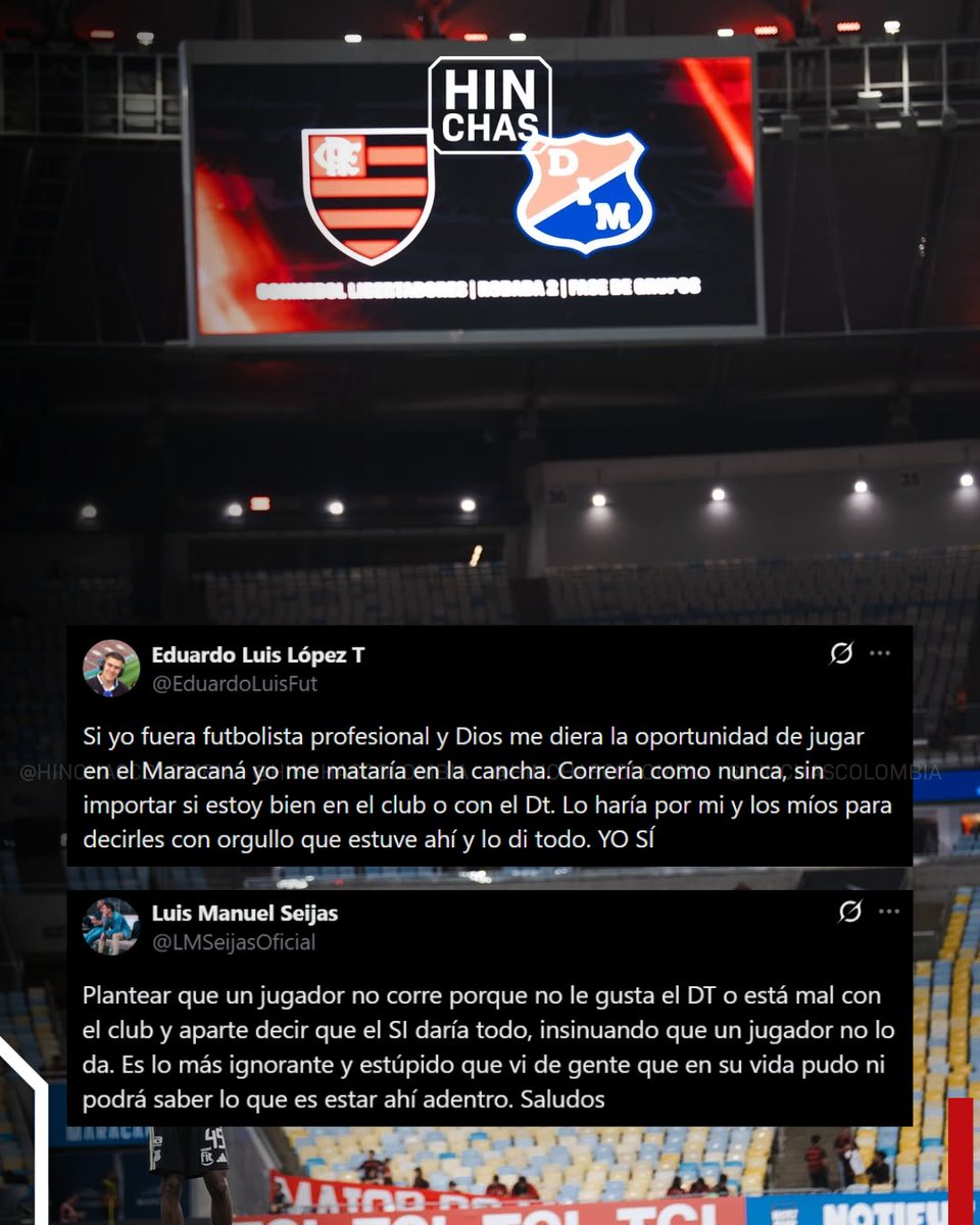 Hinchas Colombia tweet media