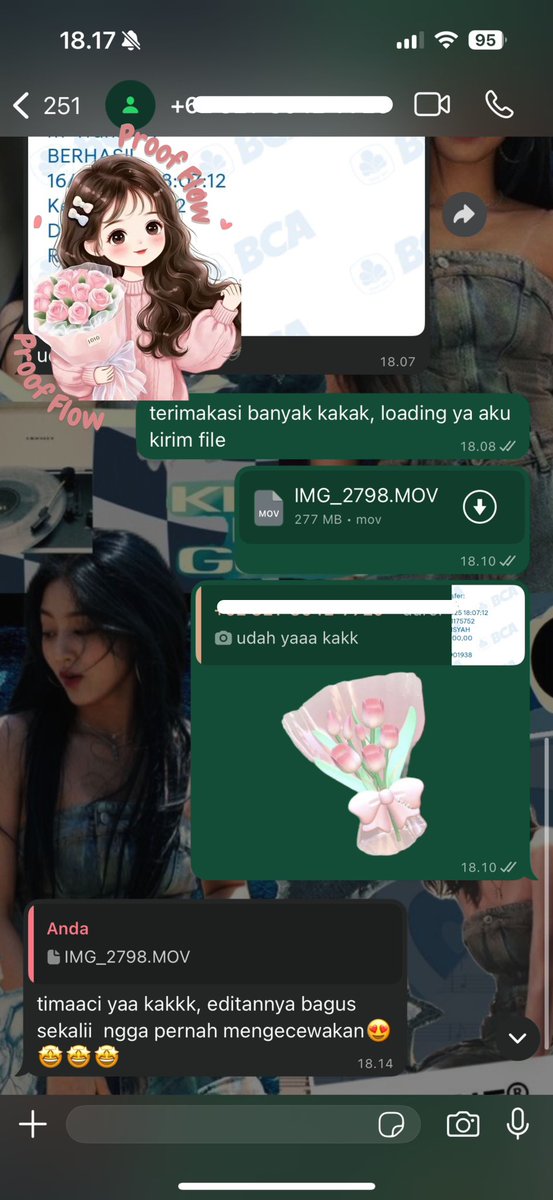 jasa edit video, joki edit video! Wa no DM tweet media