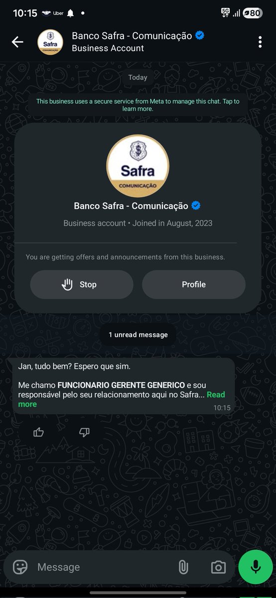NazorekDev's tweet photo. Olá senhor gerente genérico 🤣🤣🤣, acho que alguém esqueceu algo lá no Safra https://t.co/GnZZLI0X7U