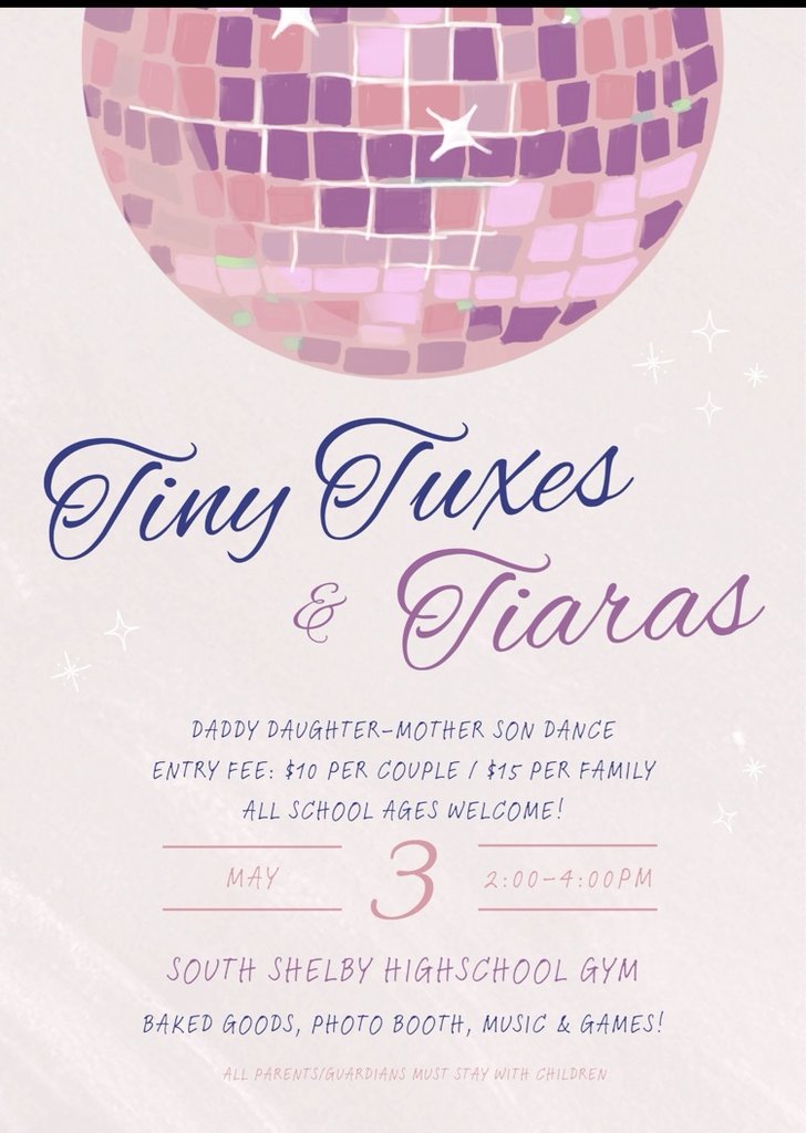 ShelbyCoRIV's tweet photo. Do you want to make some memories before your little ones get old enough to go to the real prom? The Sophomore class is hosting Tiny Tuxes and Tiaras (parent/child) prom Sunday May 3. Dress up and have some fun! If you have any questions please email nhillard@cardinals.k12.mo.us https://t.co/FPwqnebfNT