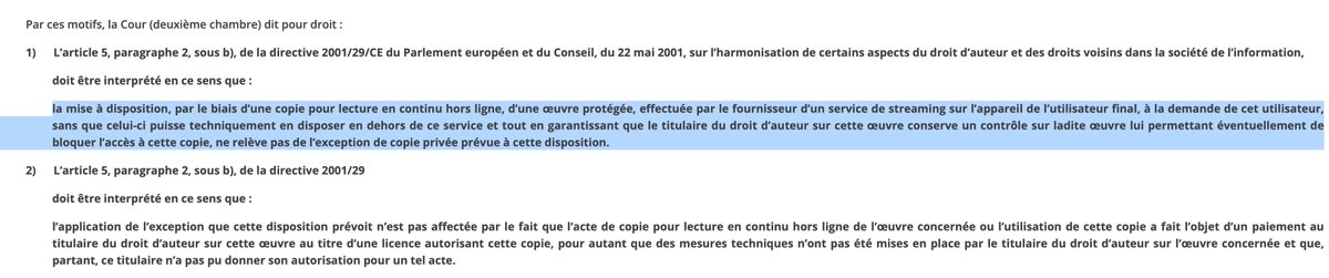 AlexArchambault's tweet photo. La Commission CopiePrivée : "oui mais tous ces gigas dans les smatphones et tablettes, c'est en fait pour télécharger et regarder / écouter hors ligne. Donc #CopiePrivee !"
La #CJUE : humm, non, pas vraiment.
https://t.co/APM7ktmrDK https://t.co/b2eTFEVdfu