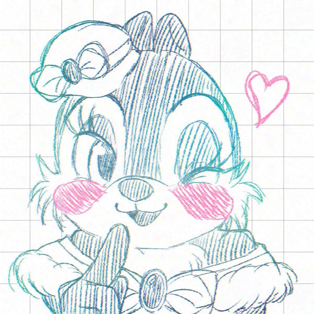 一番くじクラリスらくがき