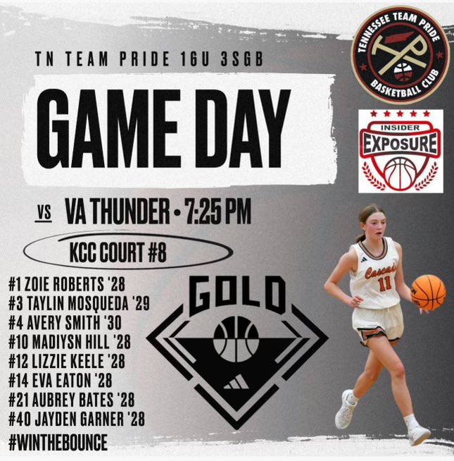 LadyChampionWBB's tweet photo. Game time and court change for @KeeleLizzie11 tonight! Catch her playing at #TheApache still this weekend. @InsiderExposure
#knoxville #liveperiod https://t.co/BhZcL1kouI