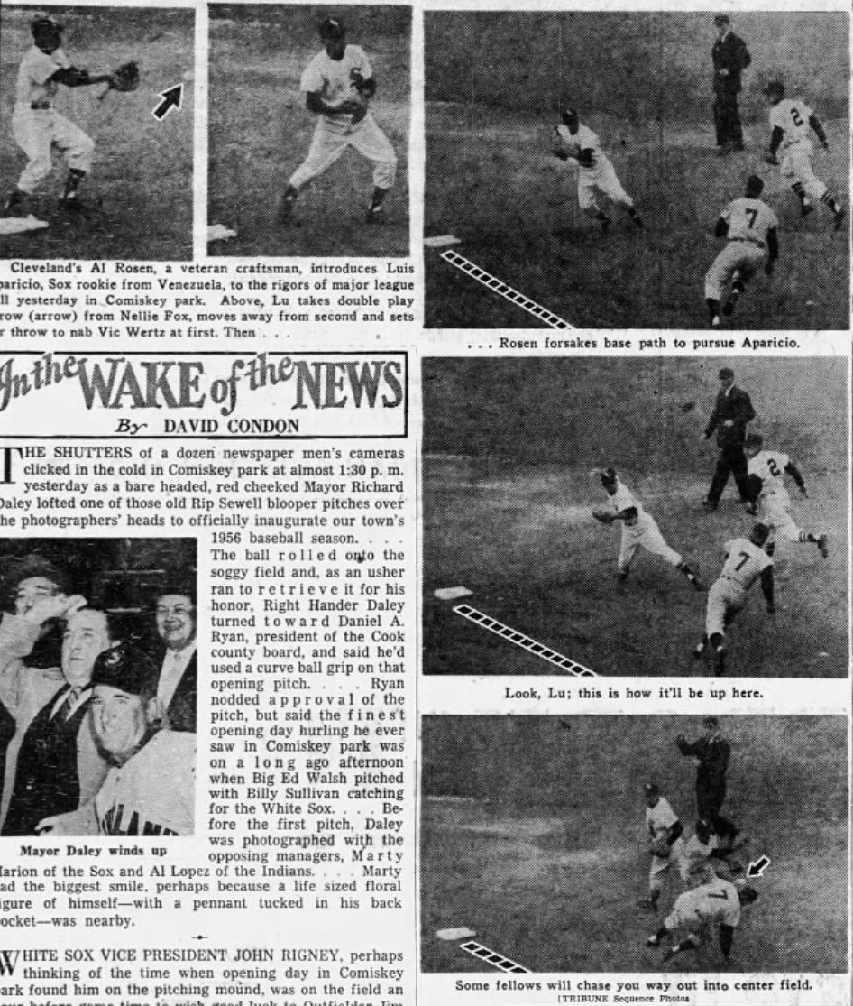 El 26 de marzo de 1974, cuando Luis Aparicio decidió retirarse luego de que <a href="/RedSox/">Red Sox</a> lo dejara en libertad, sumaba 1.533 jugadas de doble play como defensor del shortstop. Era entonces la cifra más alta en la historia de <a href="/MLB/">MLB</a> para esa posición.

La primera de esas dobles matanzas
