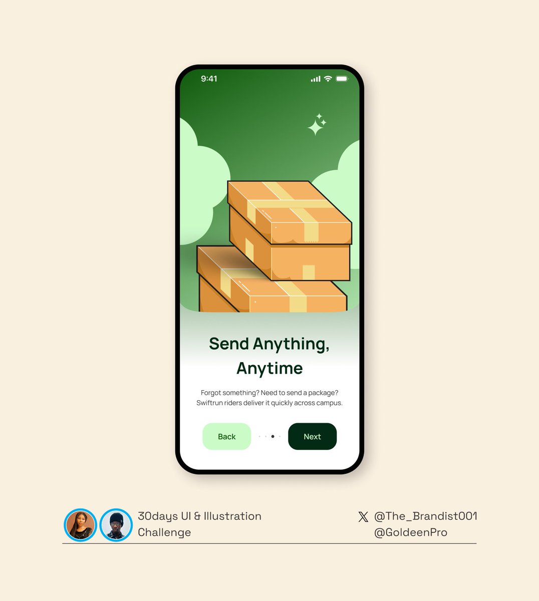 GoldeenPro's tweet image. Day 4 - Still on onboarding
I and @The_Brandist001 are not just designing screens we’re shaping first impressions, guiding users, and making sure everything just makes sense.

#UX #Design #UI #Panamá2026