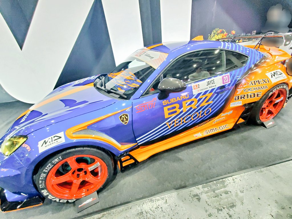 SS23812435's tweet image. 今日の二枚
VEICOLOジェイスくんBRZその1
#FDJ2 #VEICOLO #MIDWHEELS #SUBARU #APEXi
#yokohamatire