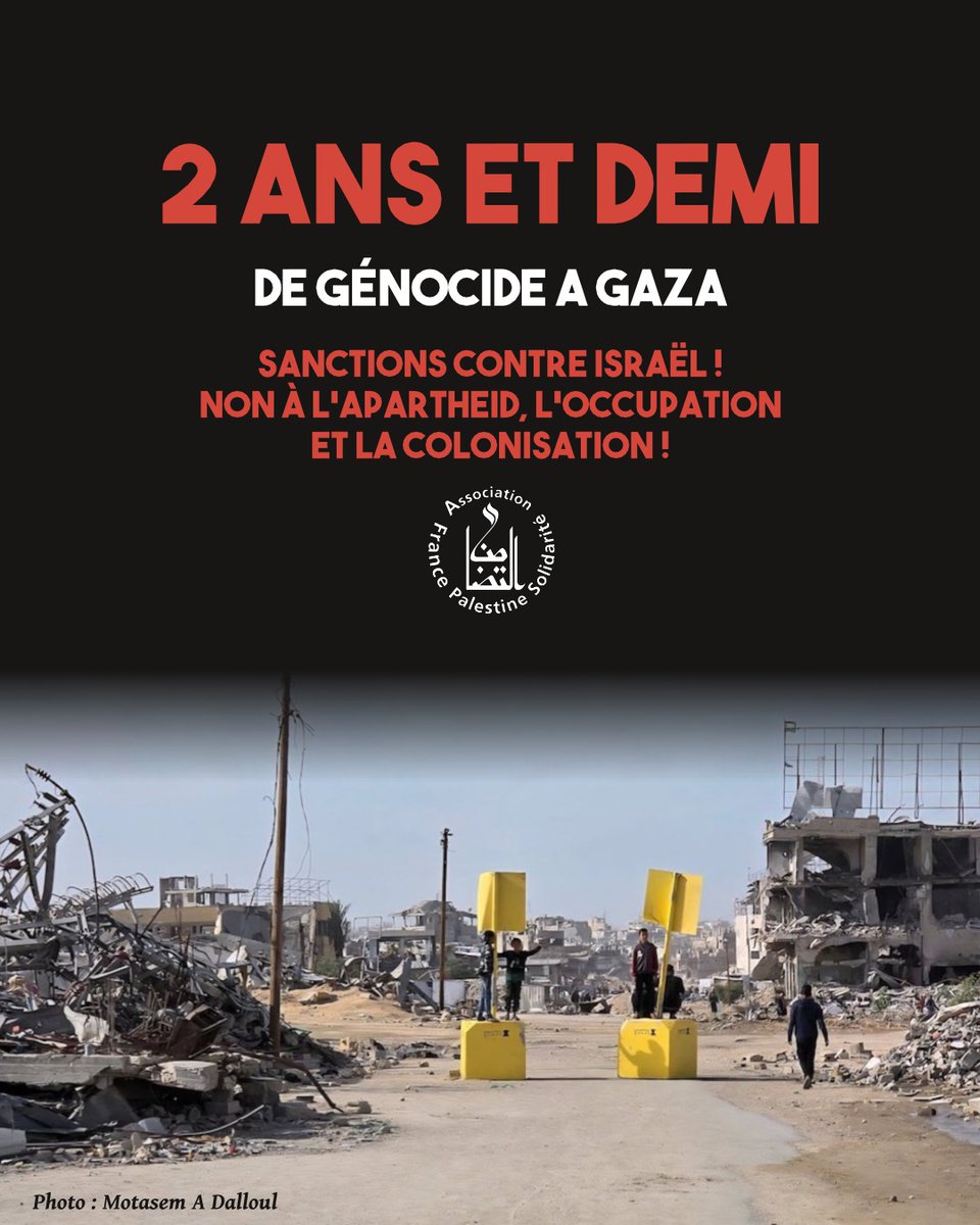 Association France Palestine Solidarité tweet media