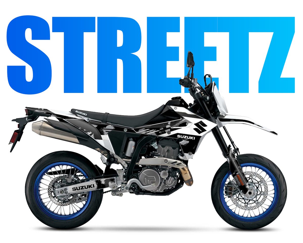 suzukicycles's tweet image. Design your DR-Z!

Customize your new DR-Z4SM with a FREE graphics kit for your new Suzuki when you purchase a 2026 DR-Z4SM. Choose from three awesome designs to fit your personal style.

Learn more at SuzukiCycles.com

#Suzuki #SuzukiCycles #DRZ4S #DRZ4SM #DesignyourDRZ