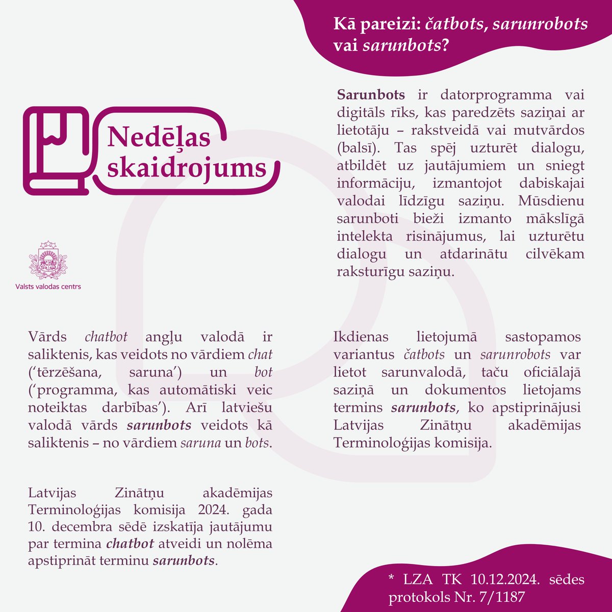 Valsts valodas centrs tweet media