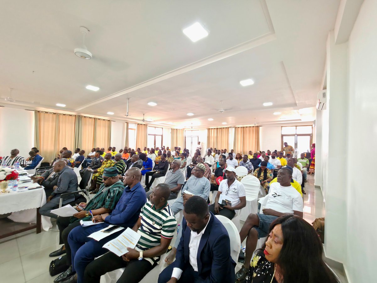GChamberofMines's tweet image. Scenes from the Mining for Development Forum in Goaso, Ahafo Region on the theme "Beyond Royalties: How Mining Communities Can Build Local Industries Around the Mine." #MiningforDevelopment #SustainableMining #GhanaChamberofMines #Newmont #UENR
