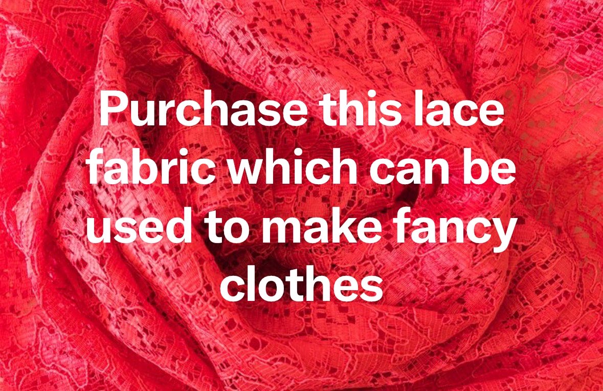 FizaF54's tweet image. Purchase this lace fabric which can be used to make fancy clothes and is manageable to wear at all times when worn on specific occasions. #fancywear #lace #lacewear #partywear #modestclothing