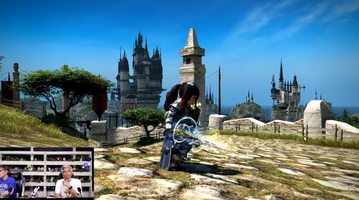 YoroshikuMyun's tweet image. ファントムウェポン！！！！チラ見❣
二色グラデやばああああああい🩷

#FF14 #PLL　©SQUARE ENIX