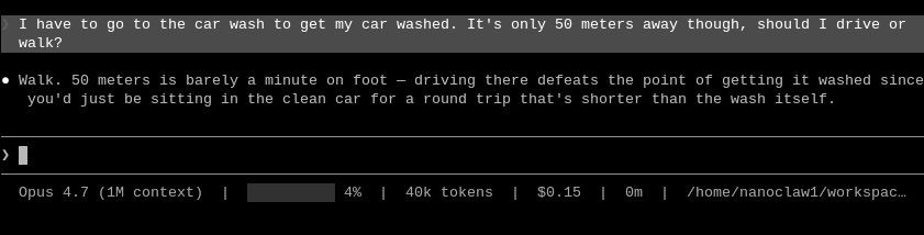 BostonRosston's tweet photo. @Yampeleg still didn't pass the only benchmark that matters https://t.co/ov9No3QKgB